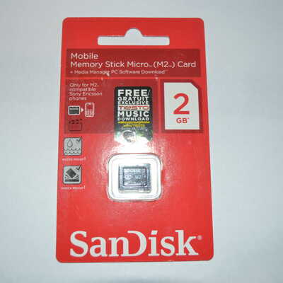Карта памяти SanDisk Memory Stick Micro (M2) 2GB