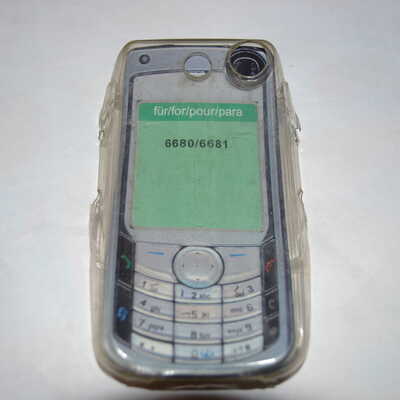 Силиконовый чехол Nokia 6680