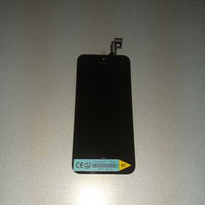 Дисплей для iPhone 5C + тачскрин чёрный с рамкой (копия)