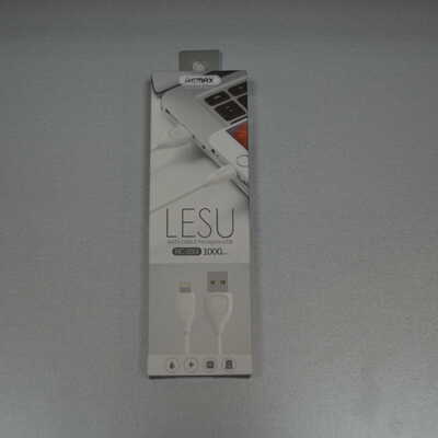 USB кабель REMAX Lesu Series для IPhone 5/5S Cable RC-050i Apple 8 pin (белый)