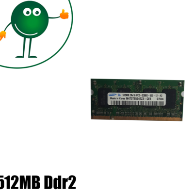 Оперативная память для ноутбука Samsung 512mb 2Rx16 PC2-5300S-555-12-A3 100 ₽